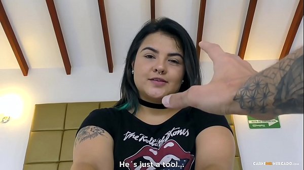 CARNE DEL MERCADO - Naughty Brunette Xiomara Soto Takes Big Cock And Loves It