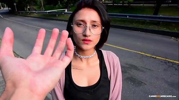 CARNE DEL MERCADO - Petite Chick Luna Castillo Gets Her Pussy Stretched By Big Cock 