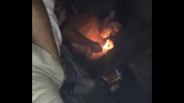 Young chubby fat Latina loves sucking and smoking and cumming while doing it  