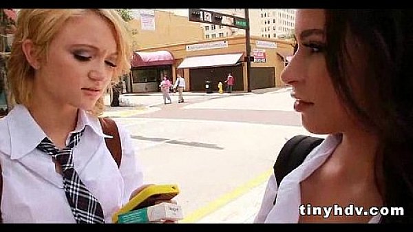 Tiny petite teens 3way Adriana Lynn and Dakota Skye 5 91 