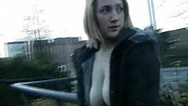 Naughty milf public nudity and outdoor amateur flashing of Ayla  