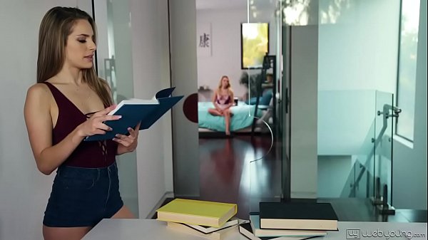 Lesbian step sisters make each other's pussies wet