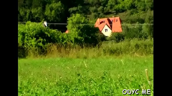 Lustful blonde Helga gets to big orgasm  