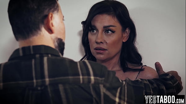 Slender mature MILF deceived and pounded by her big cock horny stalker 