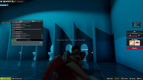 model Pamelaslut bitch in Meredian 3dxchat  