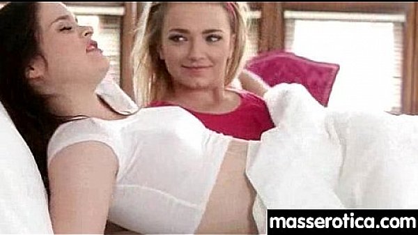 Sensual lesbian massage leads to orgasm 15