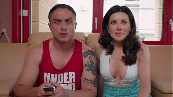 Stepsister and stepbrother got excited from watching porn