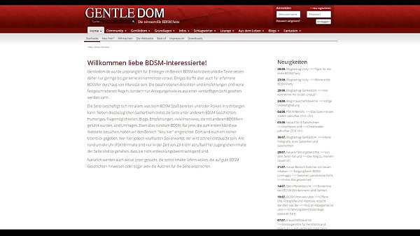BDSM Podcast: Interview mit dem Betreiber von Gentledom.de