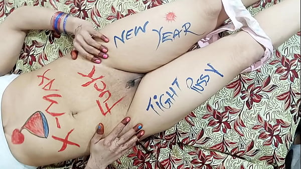 New Year Christmas Celebrations Dildo fucked her Big Ass and Pussy wearing Red Gown White Bra Black Hijab
