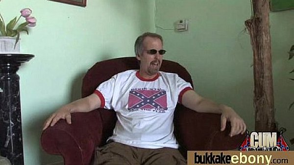 Ebony Babe Sucks Group Of White Guys 4