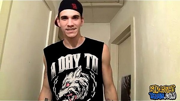 We love seeing straight thug Cherokee enjoying his cock