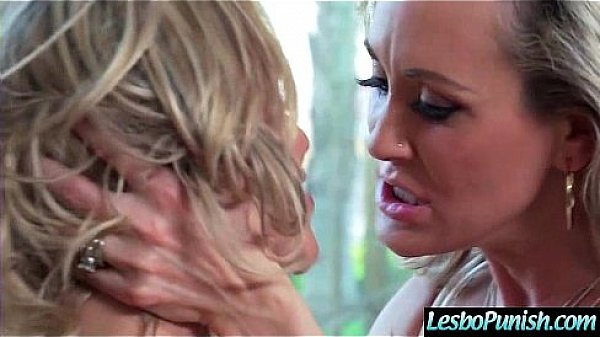 Hot Lez Girl (brandi&mia) Get Punish By Mean Lesbo With Dildos clip-11  