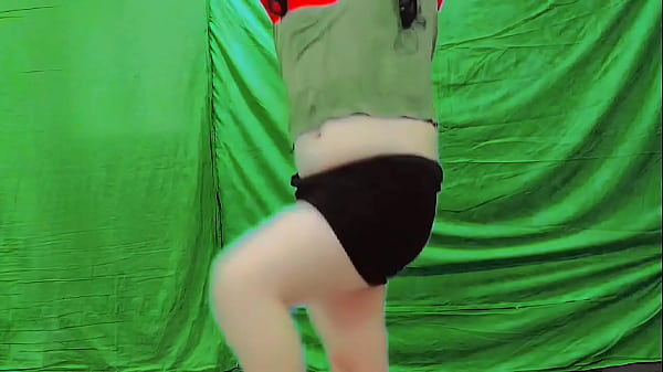 Lovely shemale in pink lace under soft warm lights 