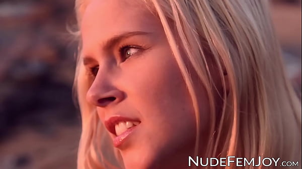 Sensual ass and pussy teasing on beach 