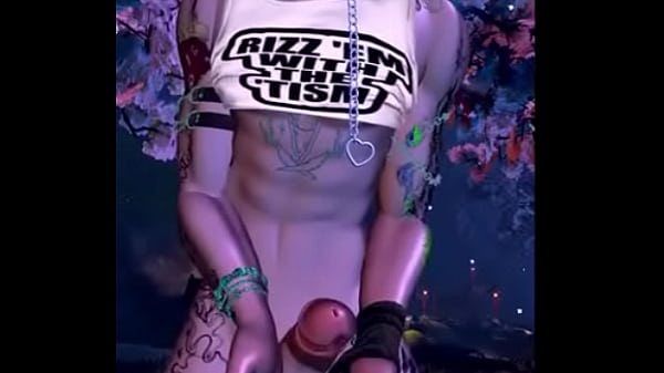 cute femboy moaning while jerking off 