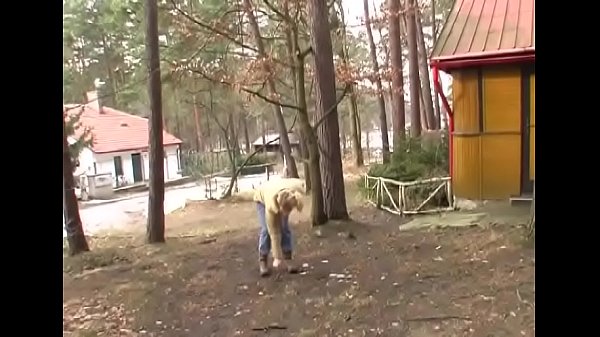 Slim jim licking delights from lovable blonde gf Natalie with great natural tits 