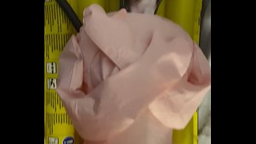 Blowing up a sex doll  