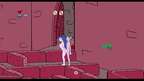 A hentai virgin girl is fucked in a new porn game. Cartoons porno.  