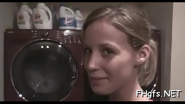 Dirty darling gets squeezed and teased  