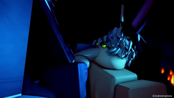 Bunny sucks dick at a campfire (Roblox Animation)