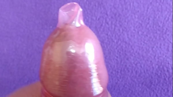 Ejaculation condom masturbation 