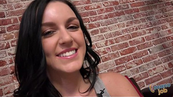 Sweet Brunette Receives Facial After Amazing Handjob