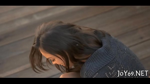 Legal age teenager snatch is rubbed roughly