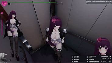 Manaka In The Condo Building... With Some Hunters (Modded) 
