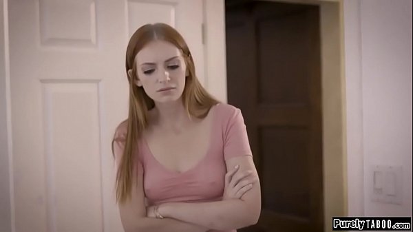 Home alone teen has her neighbour over to fix a problem.He works himself into her bedroom and she finds out hes been spying on her for some time.He even got footage.No other choice than to suck him off and get anal reamed by her perv neighbour  