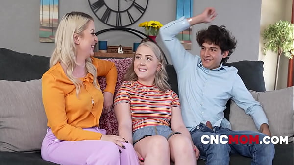 Stepmom Gets Familiar With My GF While I Fuck Her