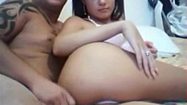 Claudia e Roberto testando a camera nova