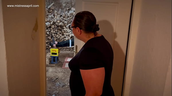 Mistress April has a cruel bed to treat her property slave