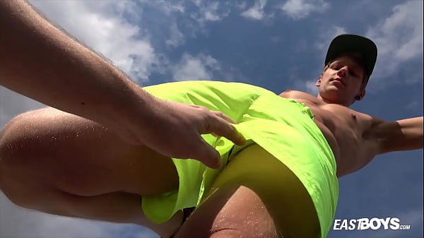 This 45min video was still shot in summer, and it is pleasure to see Rick Palmer's nice muscular tanned body in a workout park, followed by some flexing