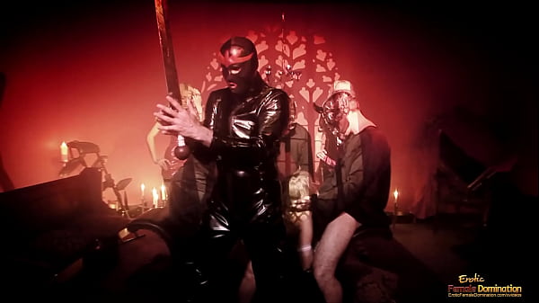 These latex outfit wearing girls did not have an idea of what is about to happen, when they woke up in a middle of stage in a theatre. The whole place was dark and all the lights were red.  