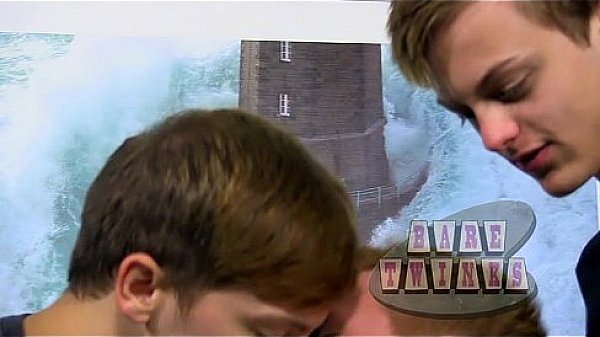 Cock lusting twink gets two raw specimens