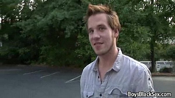 Blacks On Boys - Interracial Hardcore Gay Fuck Video 21