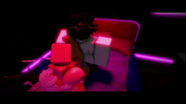 Goat girl and cute boy in roblox  