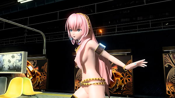 Pink haired teen Luka dancing naked R18 mod