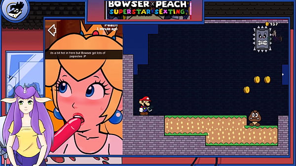 Sinfully Weird Games Bowser XPeach Superstar hard fucking  