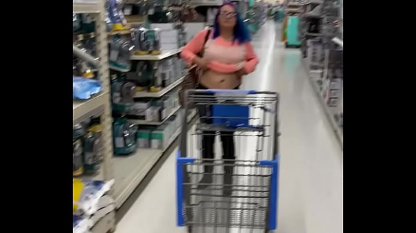 Ash walking in Walmart
