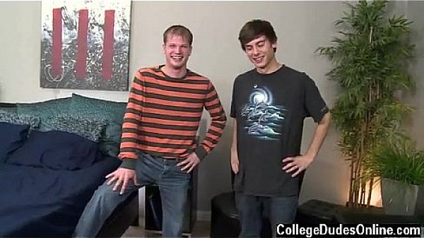 Hot gay sex He rails Zaden's cock, juggling up and down on it before 