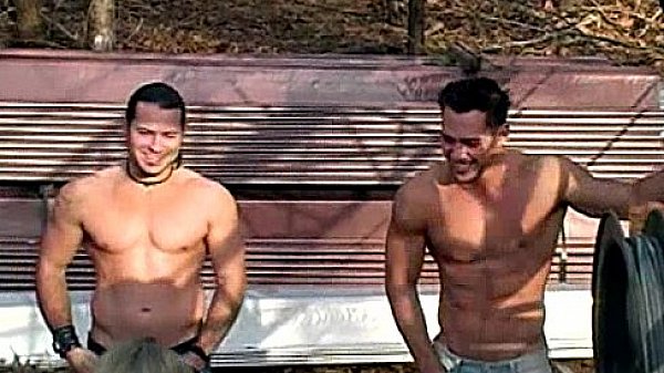 Cowgirl Aubrey addams fucked in threesome