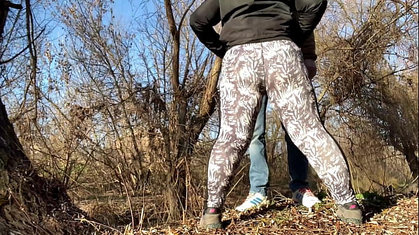 Hot mommy MILF peeing while her stepson shoves cock down her throat