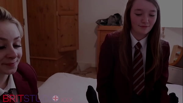 Two British 18 Year Old College Students Suck Cock And Snowball Cum