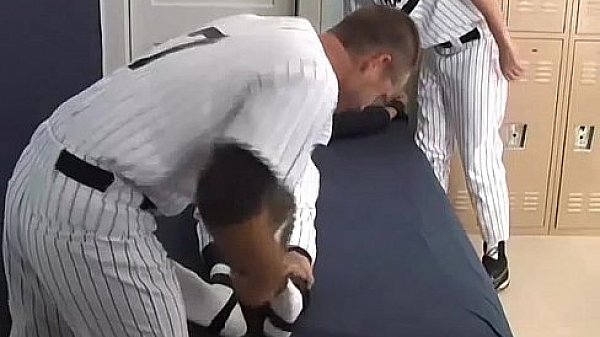 Yummy stud feet caressed and bondage