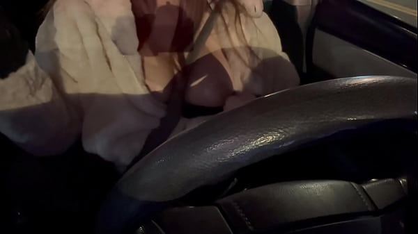 European Milf Artemisia Love driving around in LA long hair big boobs fetish horny stepmom  