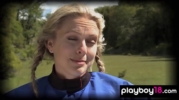 Big boobed babes showing their shaved pussies to the camera