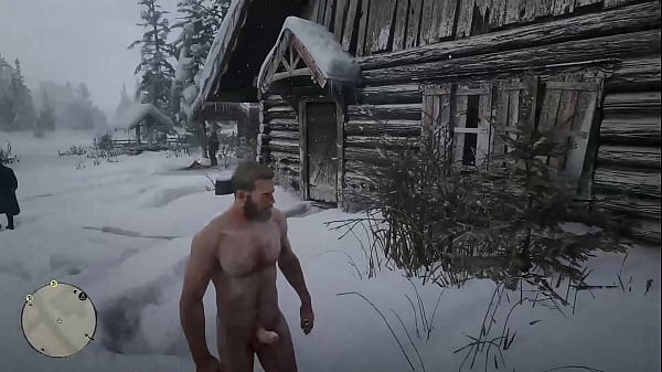 Arthur Morgan nude walking nude penis