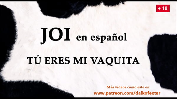 Eres mi esclavo y vas a actuar como una vaca. JOI - juego de rol para sumisos.