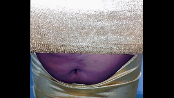 Sexy ladyboy in golden piss and drink own golden urine 